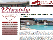 Tablet Screenshot of meridamotel.com